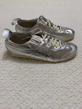 Onitsuka Tiger Mexico 66 Silver Leather Men’s Size US 11 Euro 45 NWT Sneakers